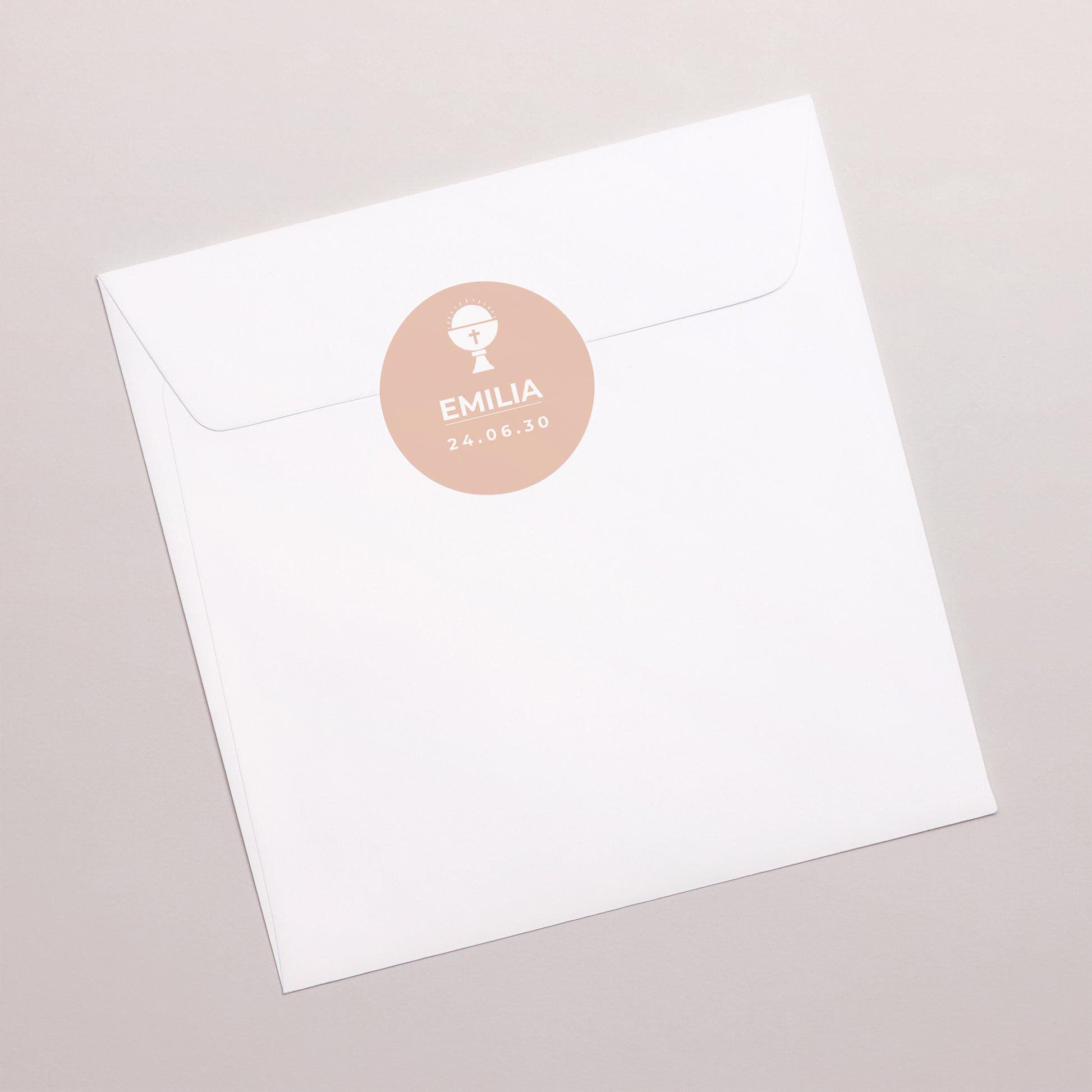 Sticker Kommunion Rund Kelch foto N° 3