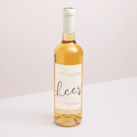 Flaschenetikett Hochzeit Porträt Konstantinopolis foto