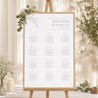 Sitzplan Hochzeit Porträt 60 x 90 cm Minimalistische Botanik foto N° 1