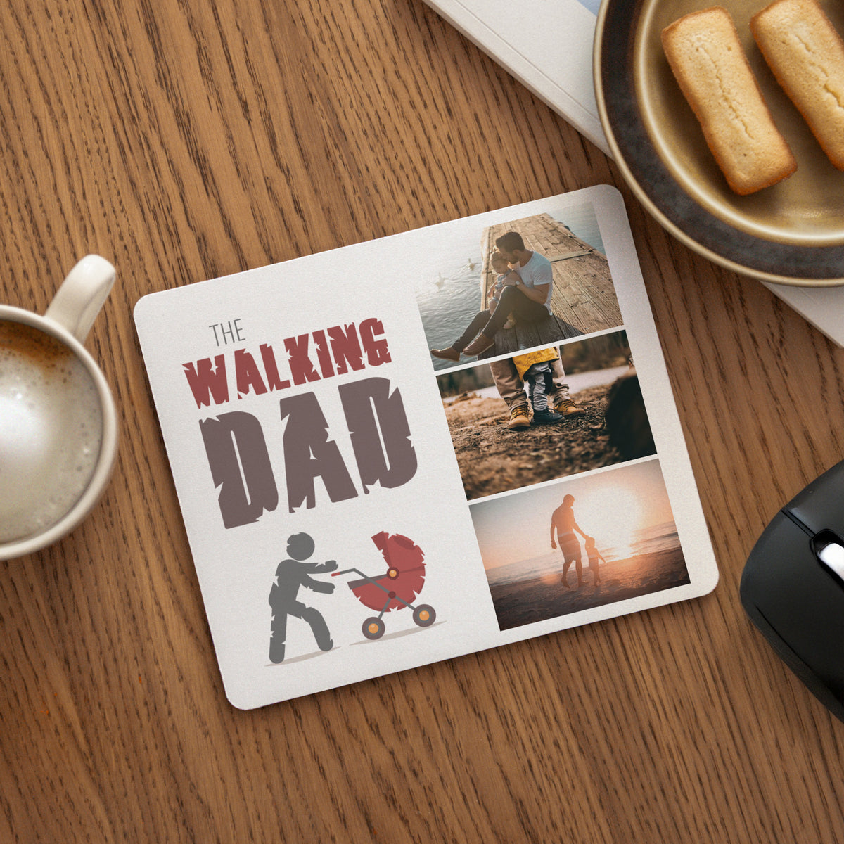 Mousepad Objekte Rechteck The Walking Geek foto N° 1