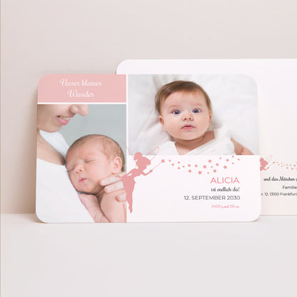 Geburtskarte Landschaft, abgerundete Ränder Magisch foto N° 1