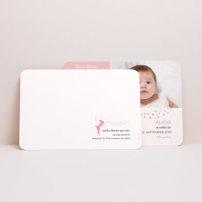 Geburtskarte Landschaft, abgerundete Ränder Magisch foto N° 2