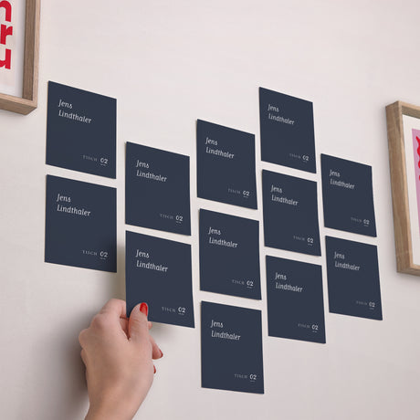 Tischkarten Hochzeit Pack von 12 Minimalistische Nuancen