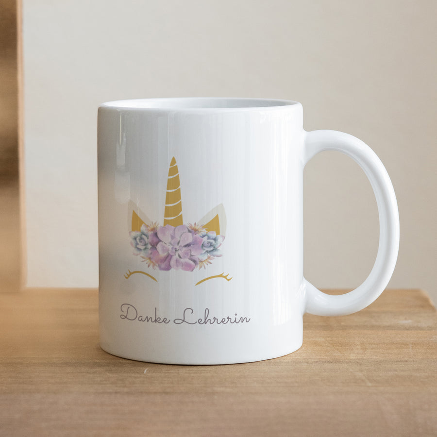 Tasse Objekte Weiß Super-Einhorn foto
