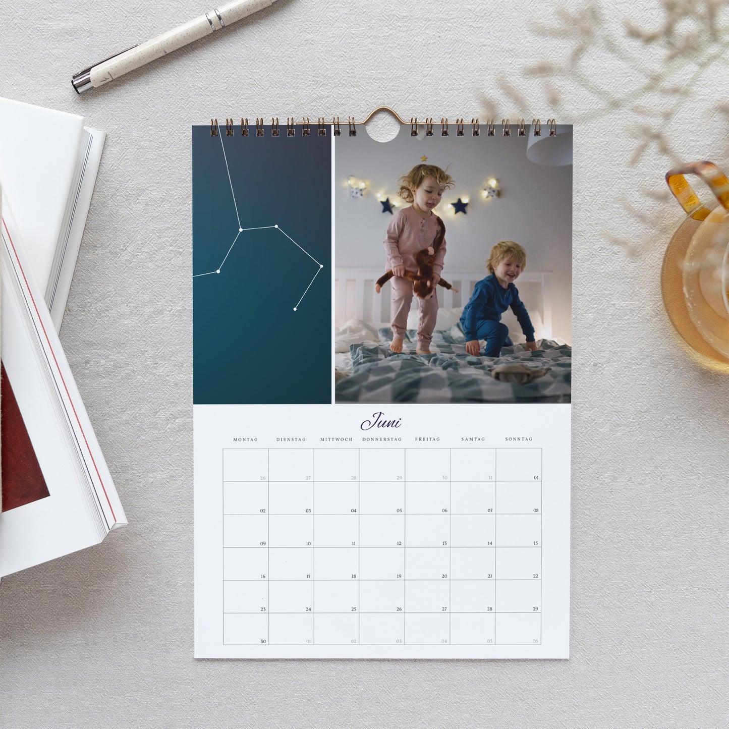 Kalender Weihnachten Wandbild A4 Konstellation foto N° 2