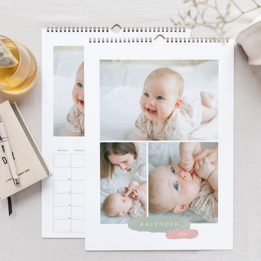 Kalender Weihnachten Wandgemälde A3 Pinsel foto