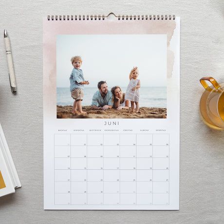 Kalender Weihnachten Wandgemälde A3 Aqua Style