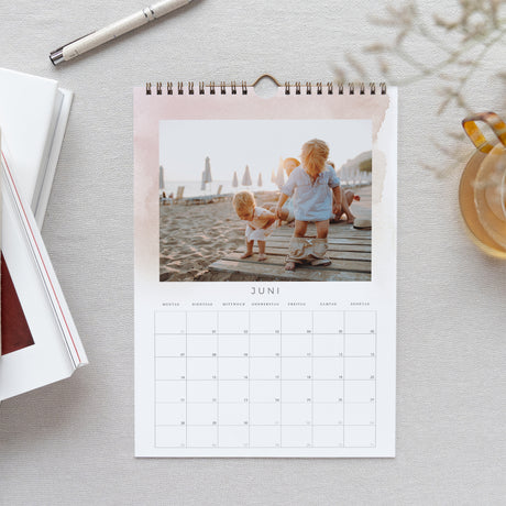 Kalender Weihnachten Wandbild A4 Aqua Style