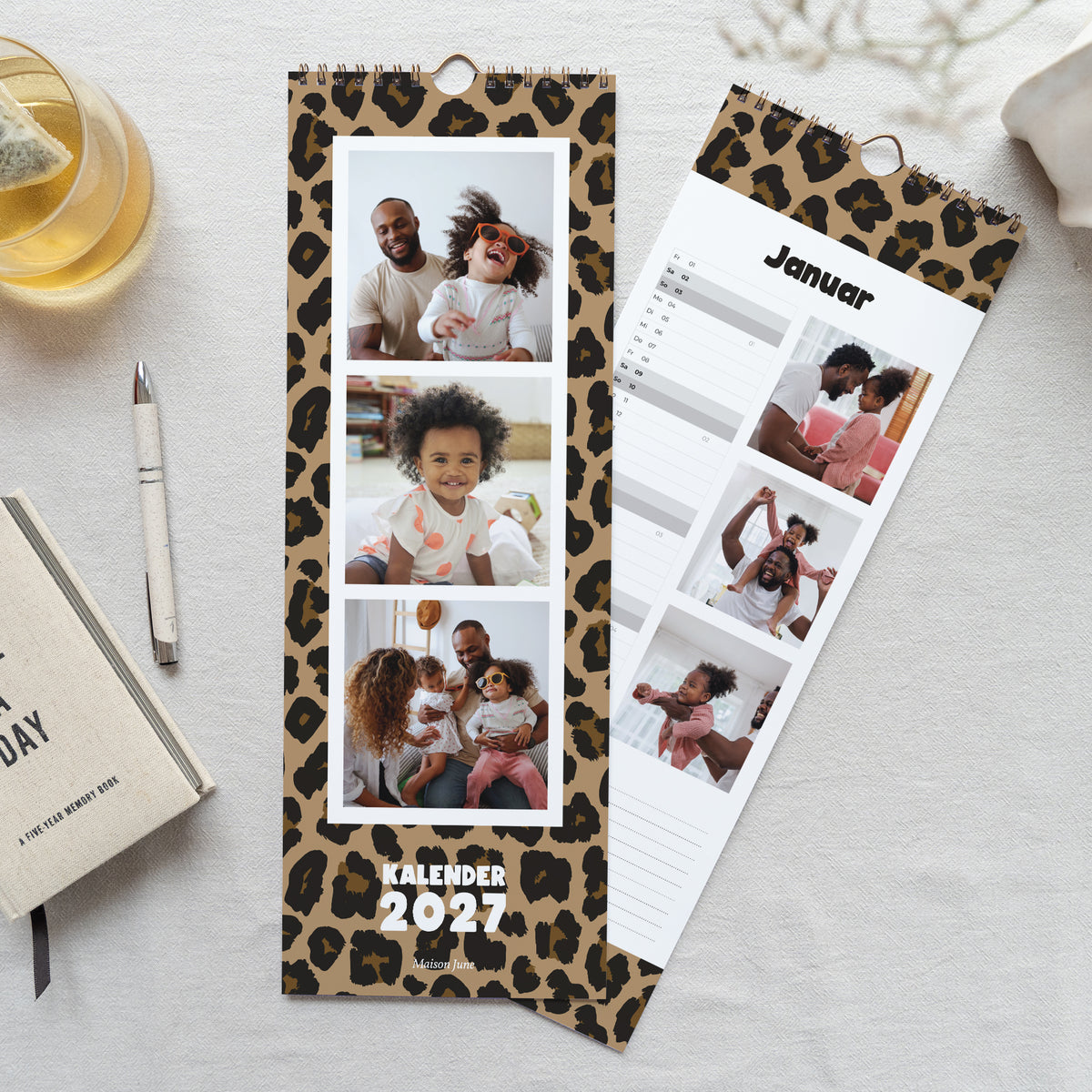Kalender Weihnachten Beständig Leoparden-Tendenz-Gradienten foto N° 1