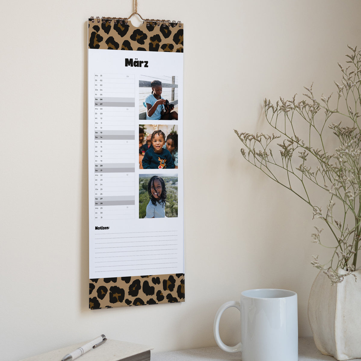 Kalender Weihnachten Beständig Leoparden-Tendenz-Gradienten foto N° 2