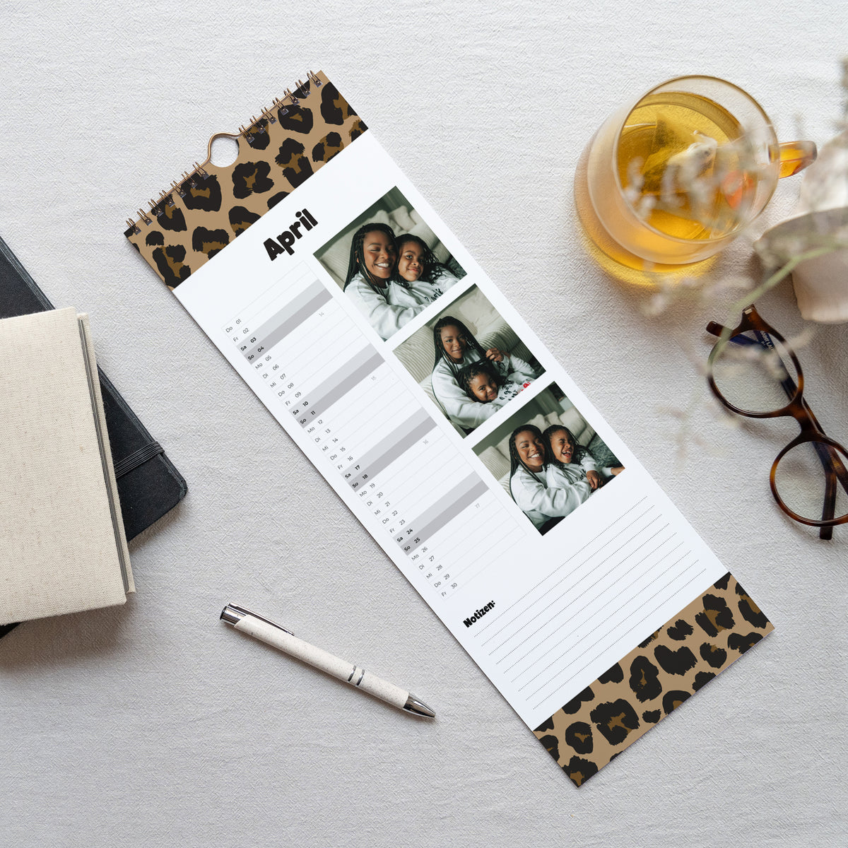 Kalender Weihnachten Beständig Leoparden-Tendenz-Gradienten foto N° 3