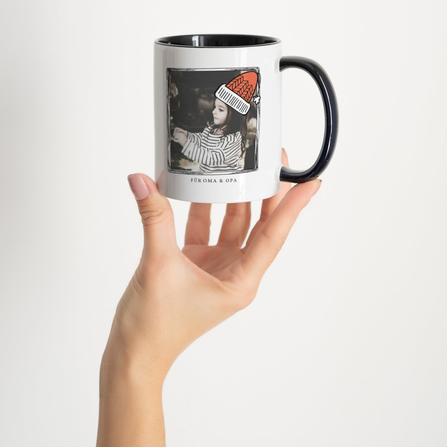 Tasse Weihnachten Schwarz Jolis Sapins foto N° 2