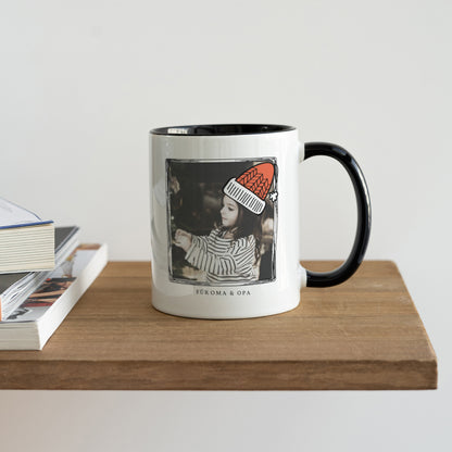 Tasse Weihnachten Schwarz Jolis Sapins foto N° 4