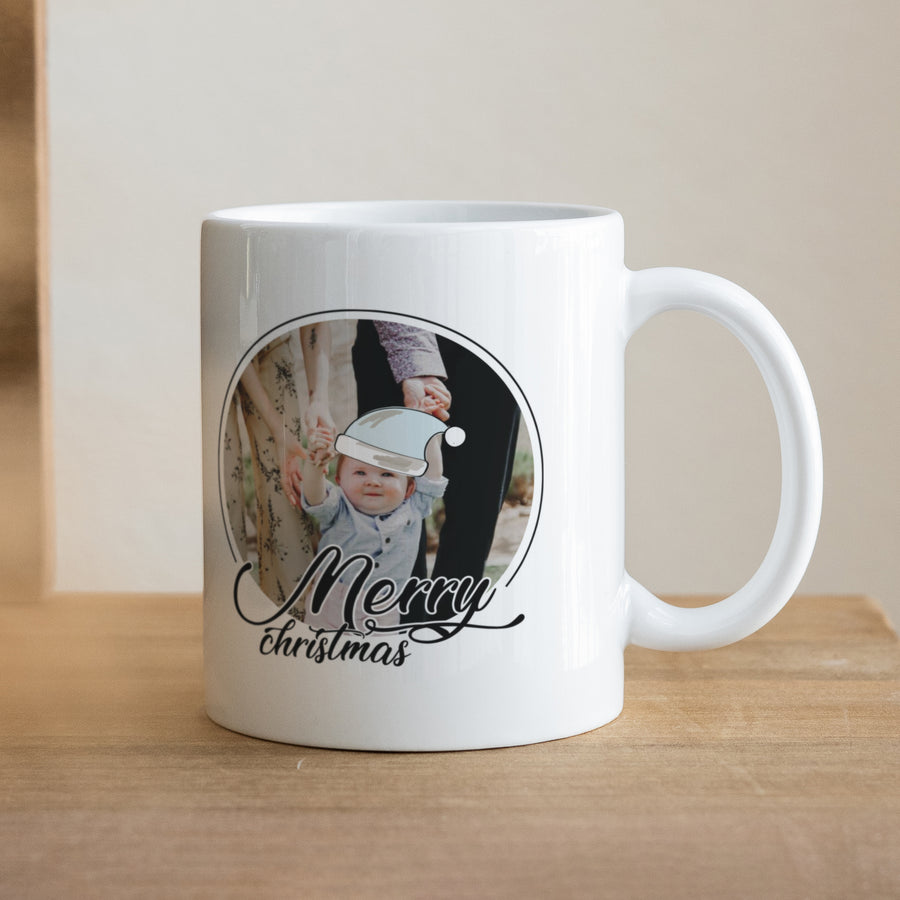 Tasse Objekte Weiß Merry and Happy foto
