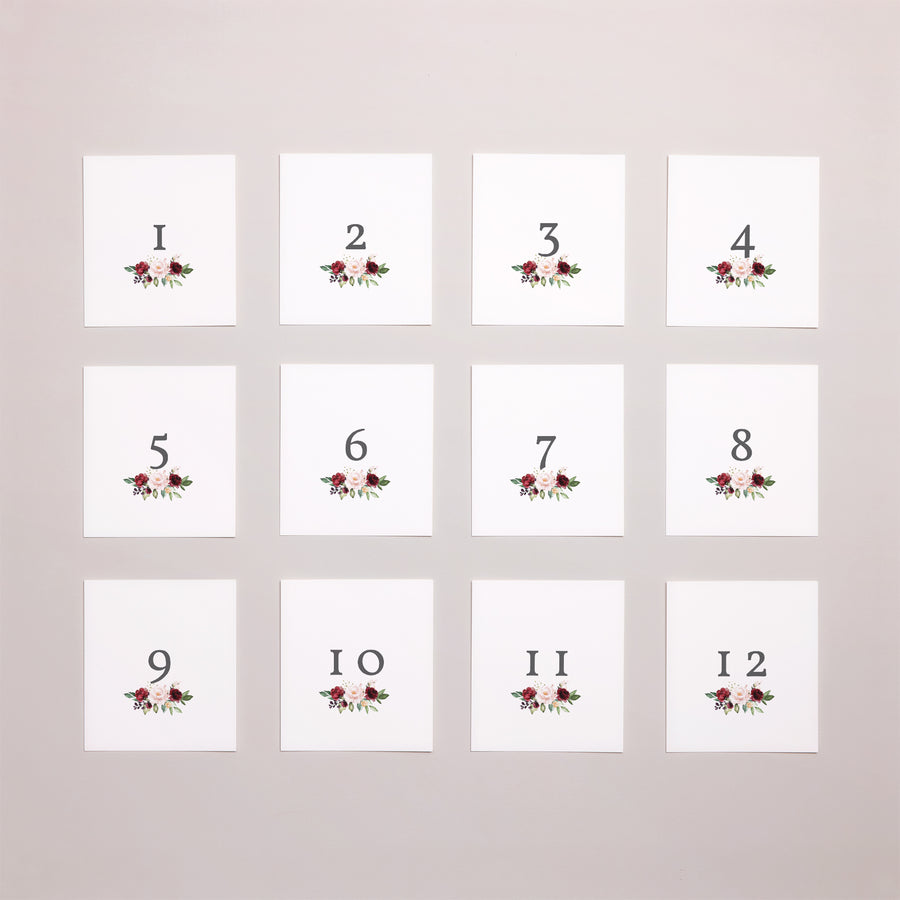 Fotoabzug Hochzeit Pack von 12 Krone Marsala foto