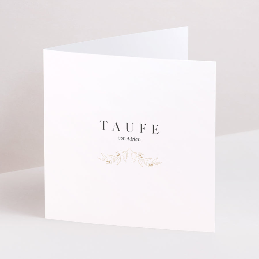 Einladungskarte Bar Mitzvah Doppelflügiges Quadrat foto