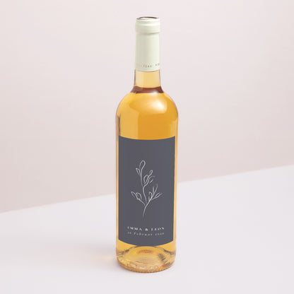 Flaschenetikett Hochzeit Porträt Inspiration Kinfolk foto N° 1