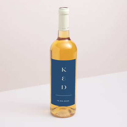 Flaschenetikett Hochzeit Porträt Azulejos foto N° 1