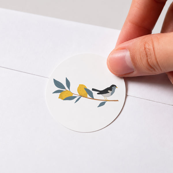 Sticker Geburt Rund Sommerkleidung foto
