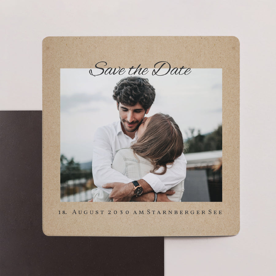 Save the date Karte Hochzeit Satz von 9, magnetisch. Milleflori foto