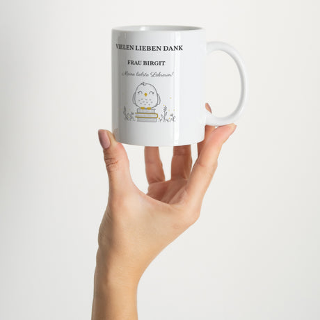 Tasse Objekte Weiß Nanny Eule