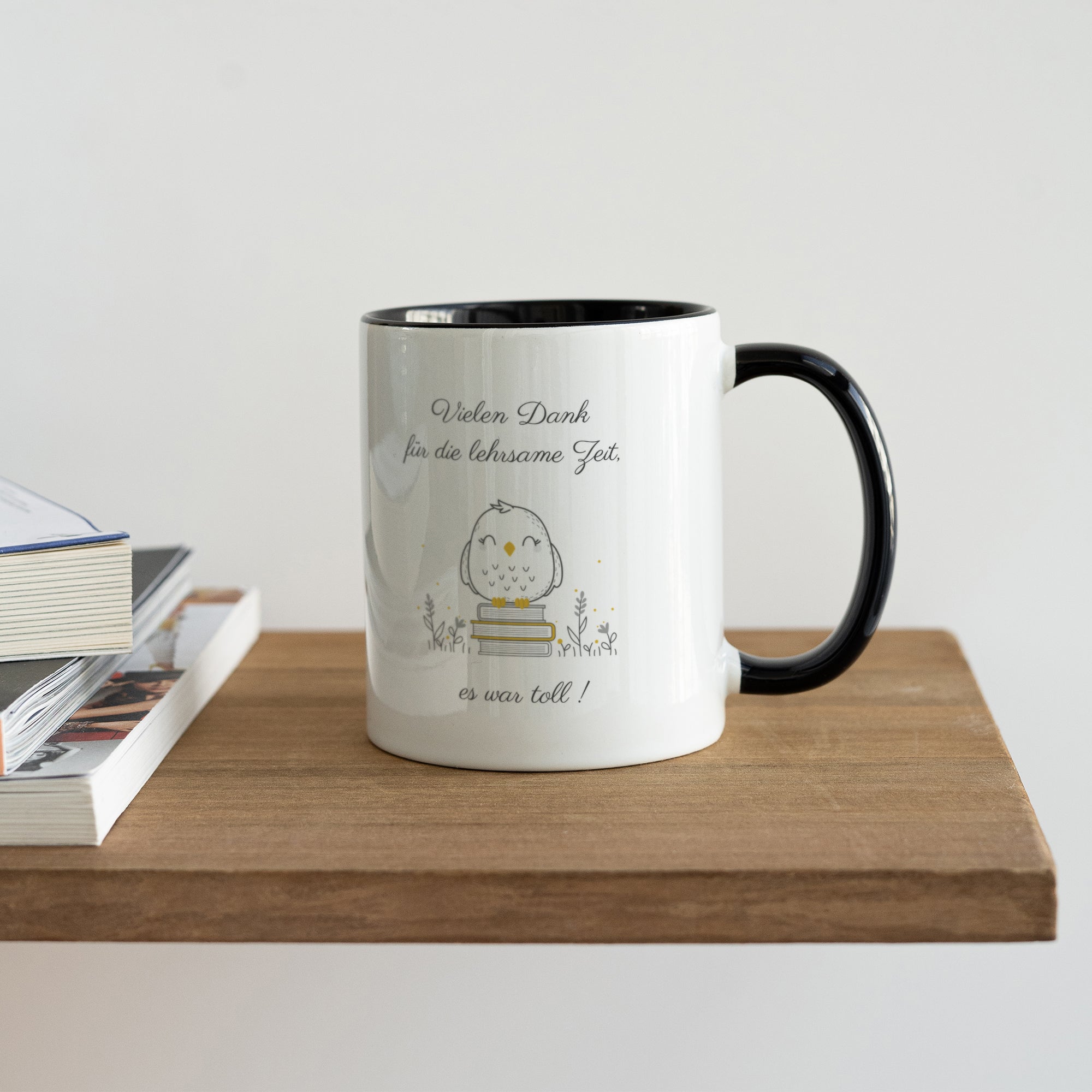 Tasse Objekte Schwarz Nanny Eule foto N° 4