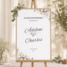 Begrüßungstafel Hochzeit Porträt 60 x 90 cm Romantische Kraft foto N° 1