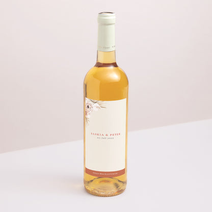 Flaschenetikett Hochzeit Porträt Böhmisches Quadrat foto N° 1