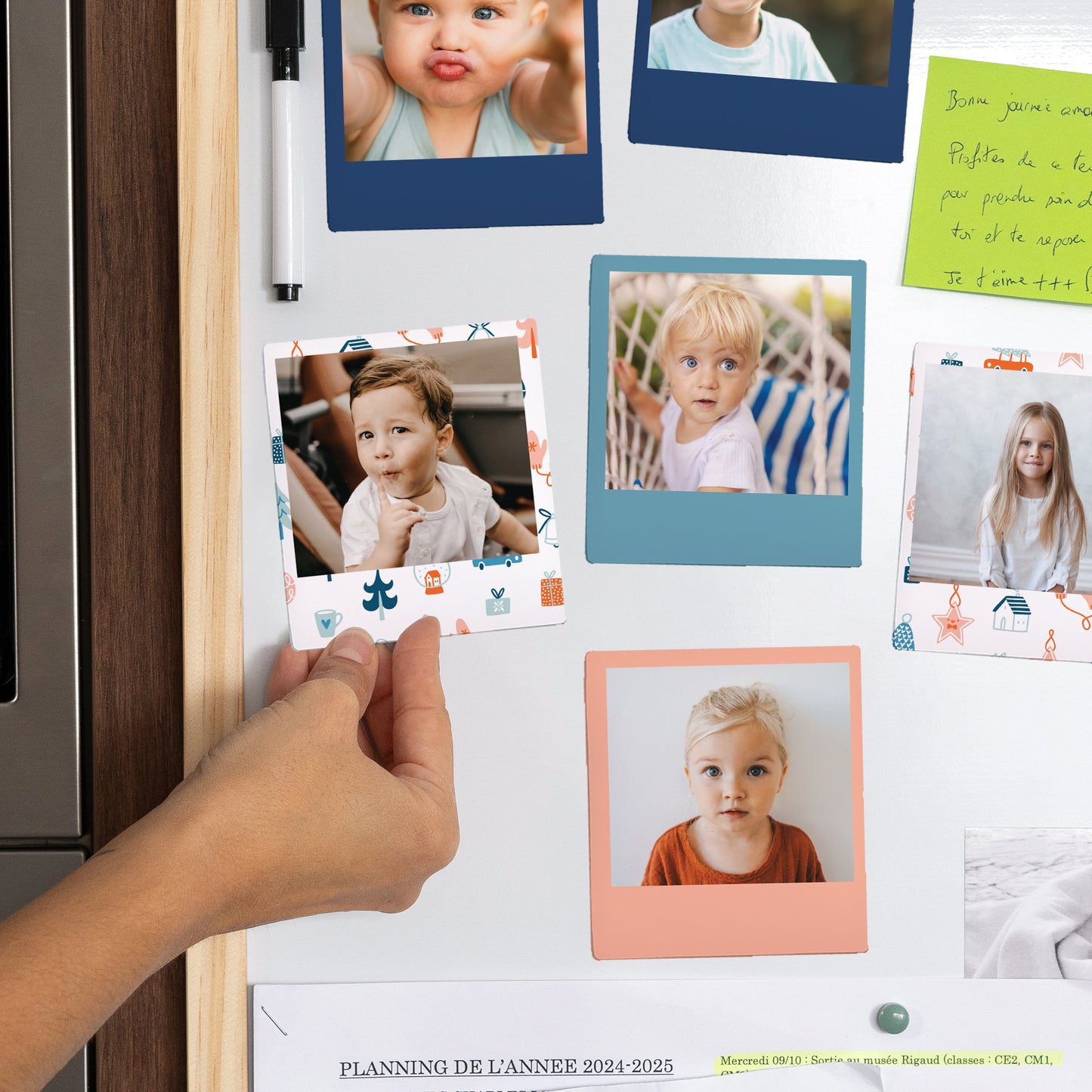 Fotoabzug Weihnachten Pack mit 12, magnetisch Schöne Weihnachtsvektoren foto N° 2