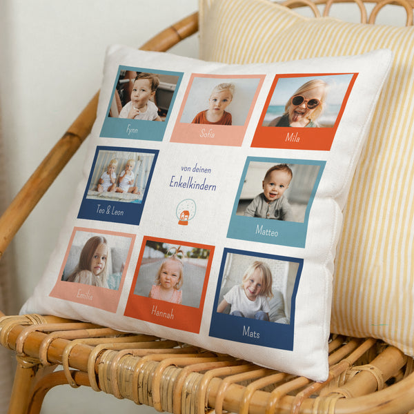 Kissen Weihnachten Natürliche Beige Schöne Weihnachtsvektoren foto
