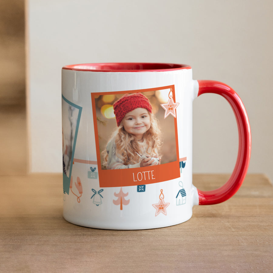 Tasse Objekte Rot Vektortasse Weihnachten rot foto