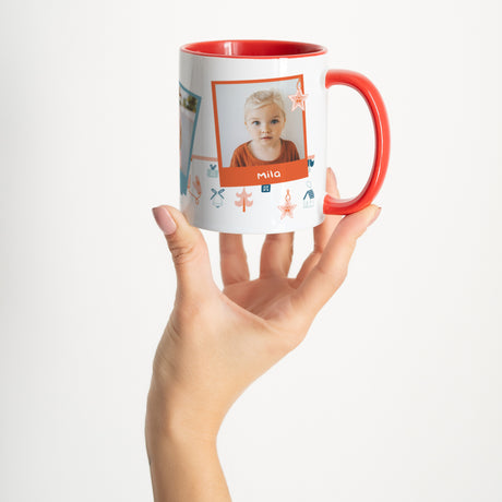 Tasse Objekte Rot Vektortasse Weihnachten rot