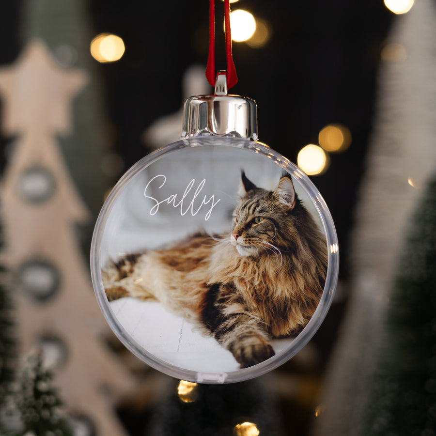 Weihnachtskugel Weihnachten Runde Chat foto