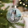 Weihnachtskugel Weihnachten Runde Hund foto N° 1