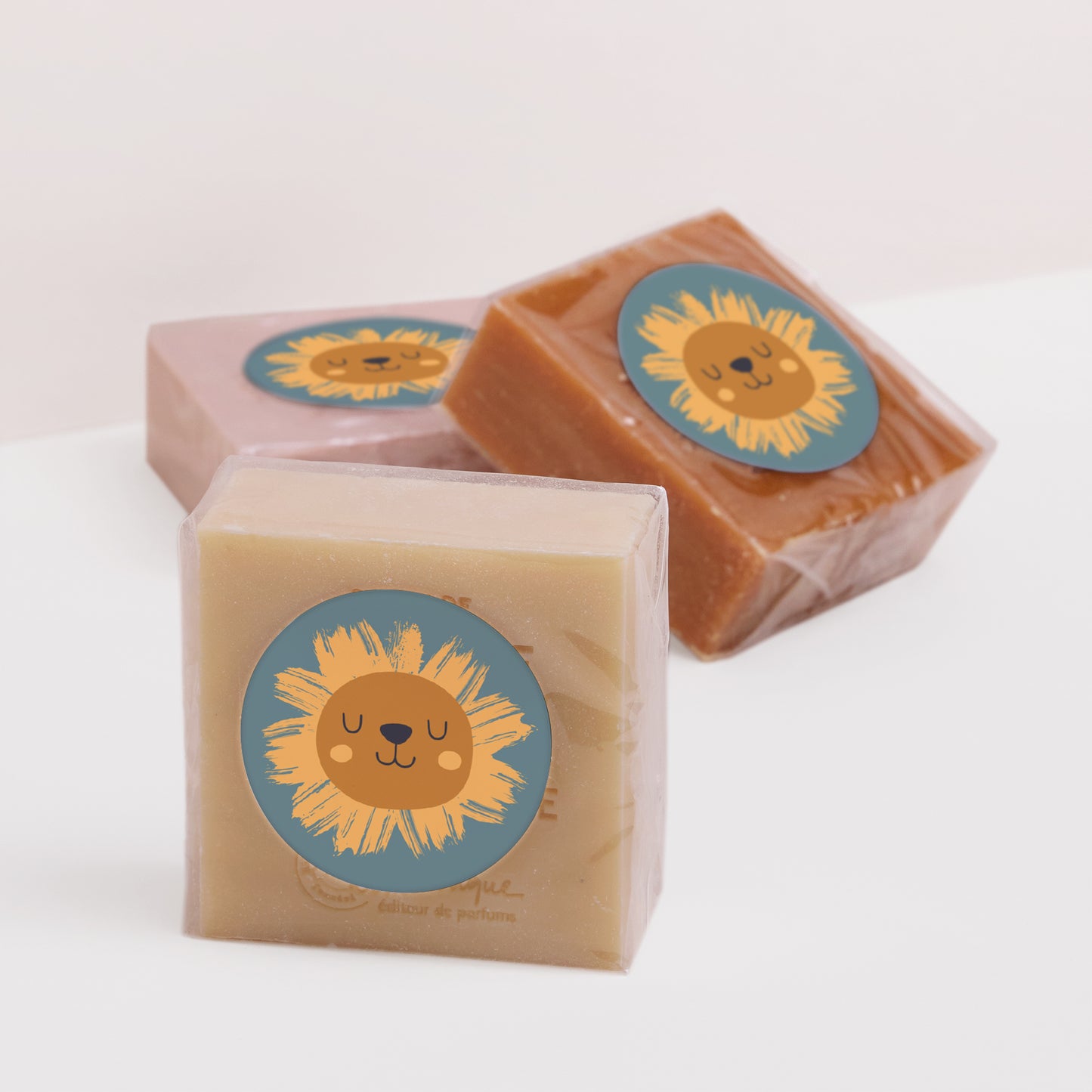 Sticker Geburt Rund Kleiner Löwe foto N° 2