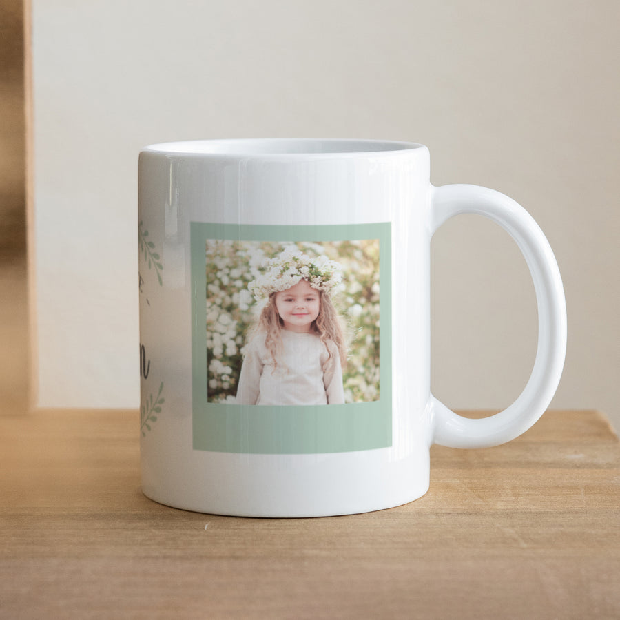 Tasse Objekte Weiß Love Mom foto