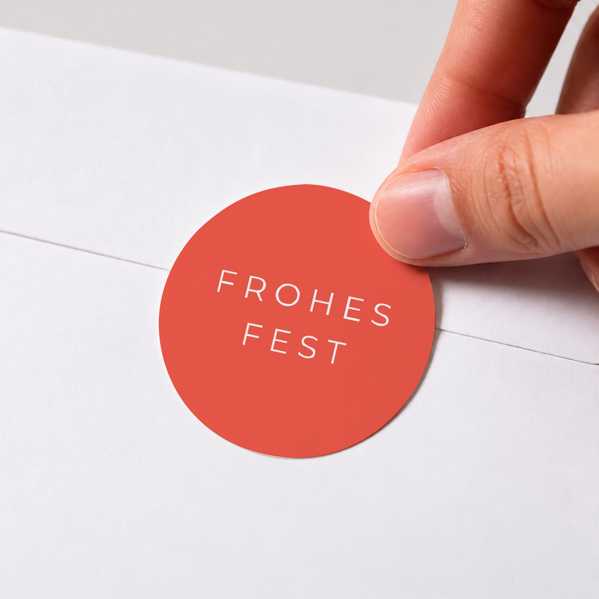 Sticker Weihnachten Rund Braille, Vision, Optics foto