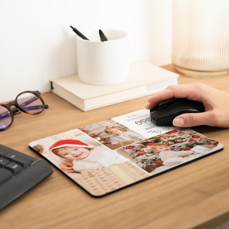 Mousepad Weihnachten Rechteck Fotomontage