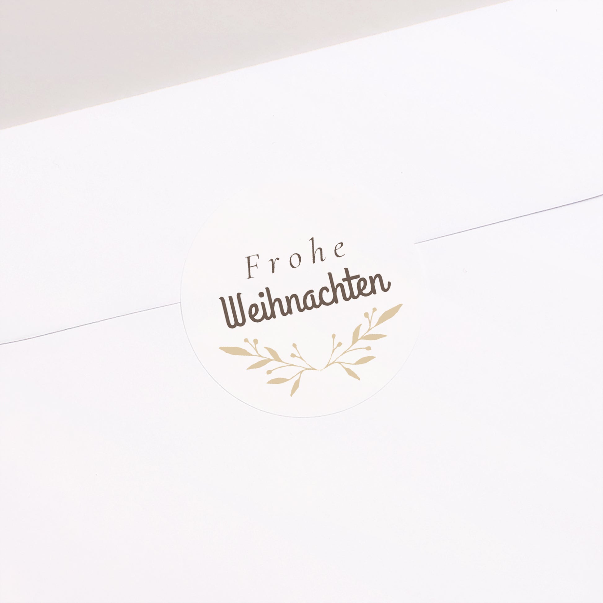 Sticker Weihnachten Rund Fotomontage foto N° 1