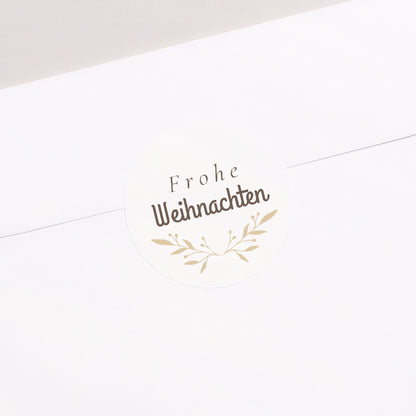 Sticker Weihnachten Rund Fotomontage foto N° 1