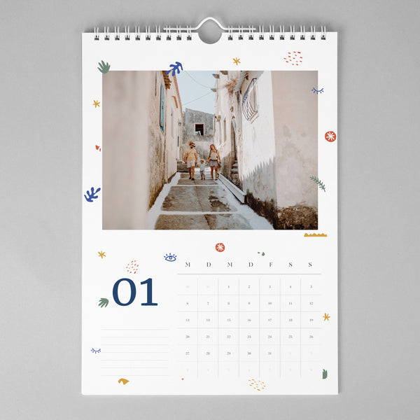 Kalender Weihnachten Wandgemälde A3 Auf die Art des Fauvismus foto
