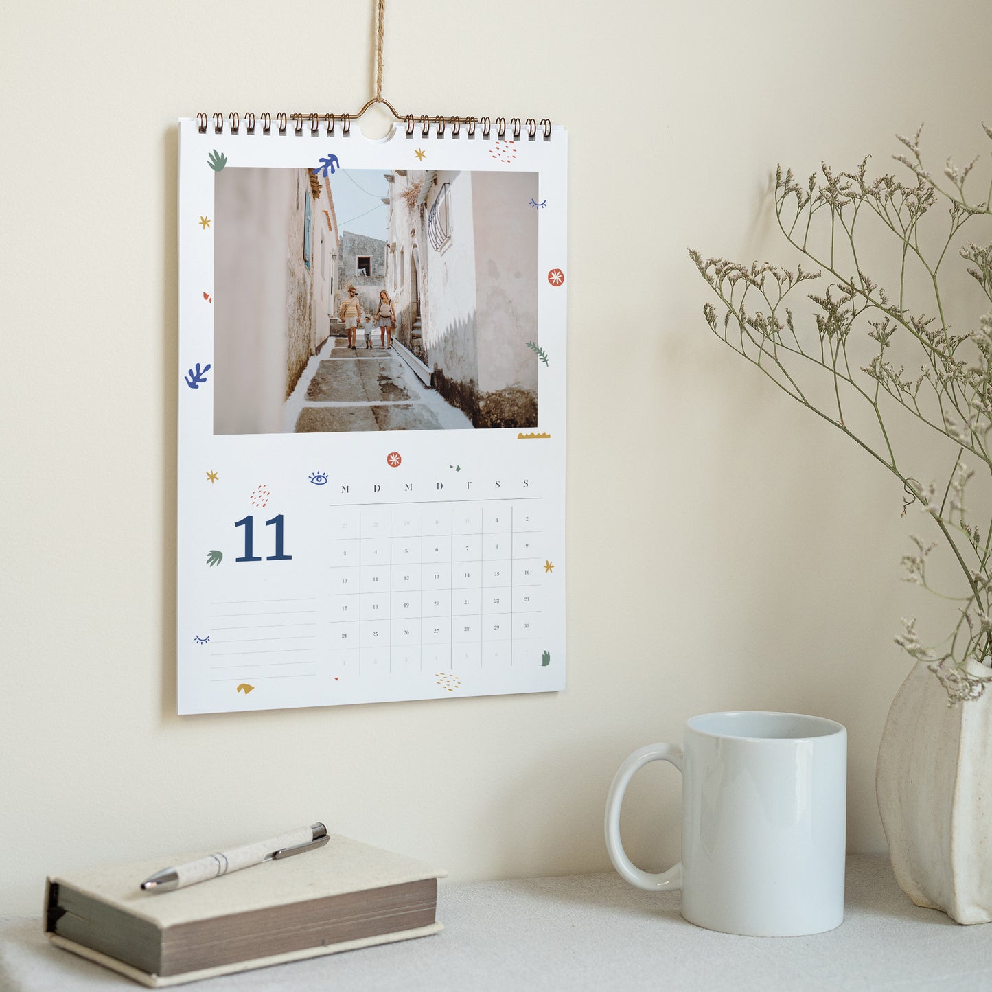 Kalender Weihnachten Wandbild A4 Auf die Art des Fauvismus foto N° 3