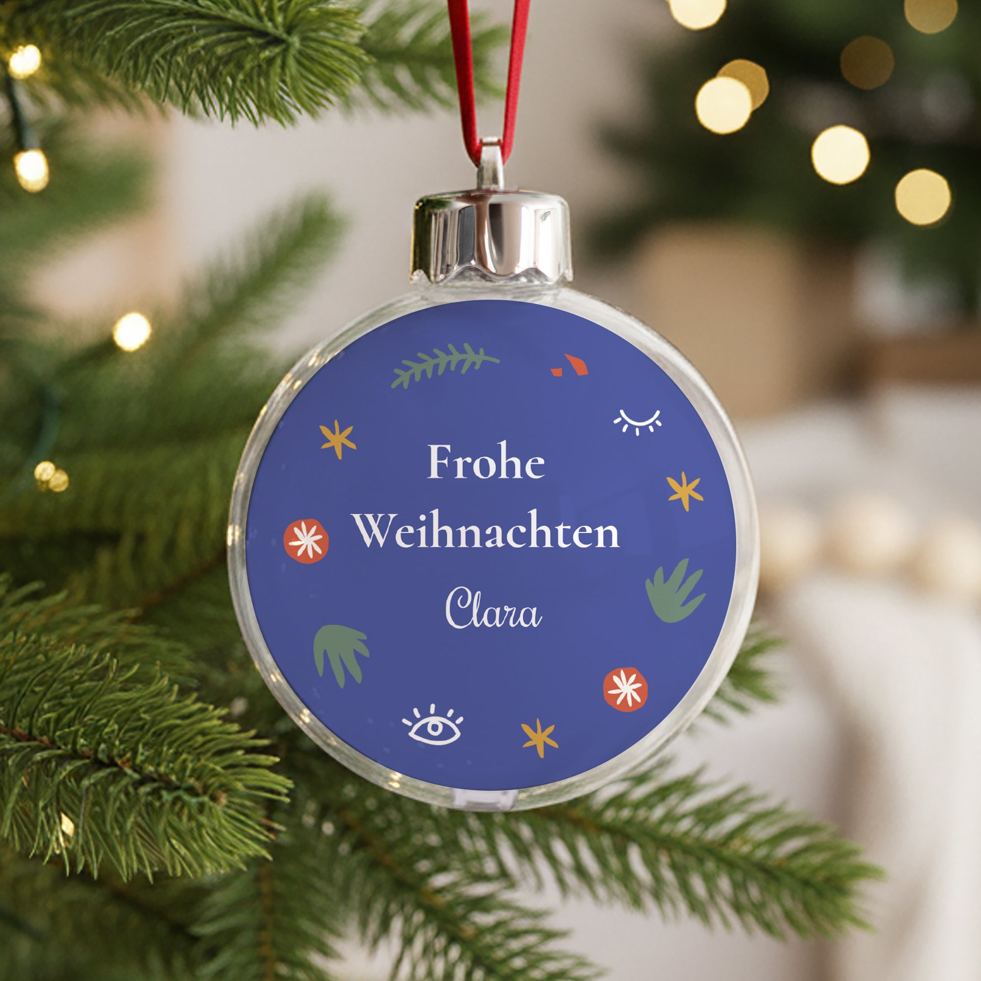 Weihnachtskugel Weihnachten Runde Auf die Art des Fauvismus foto N° 1