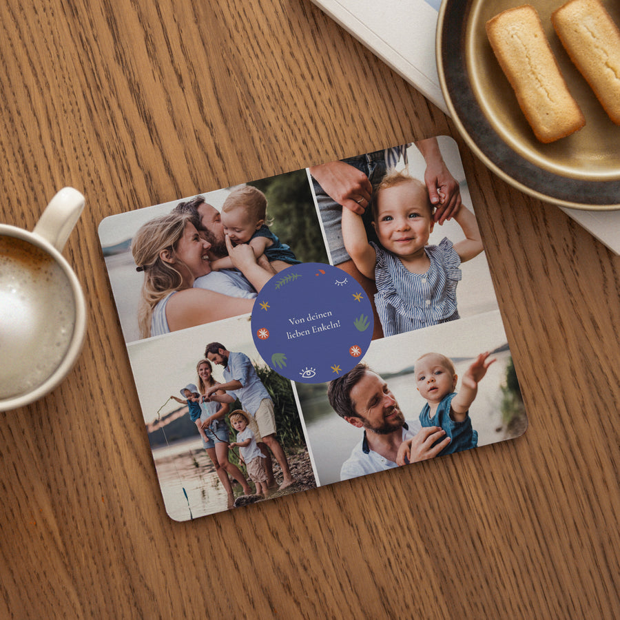 Mousepad Weihnachten Rechteck Auf die Art des Fauvismus foto