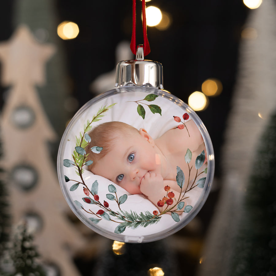Weihnachtskugel Weihnachten Runde Weihnachtskrone III foto