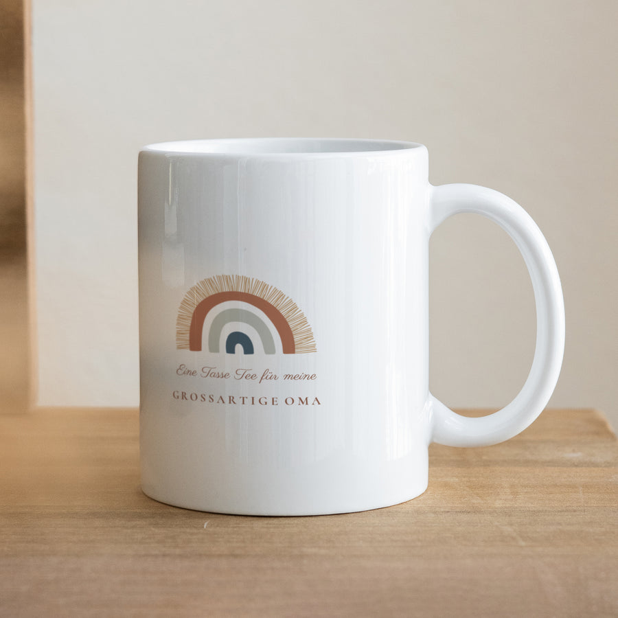 Tasse Objekte Weiß Rainbow Wish foto