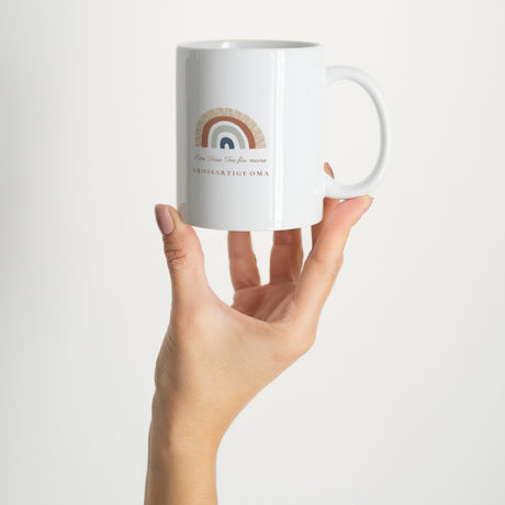 Tasse Objekte Weiß Rainbow Wish