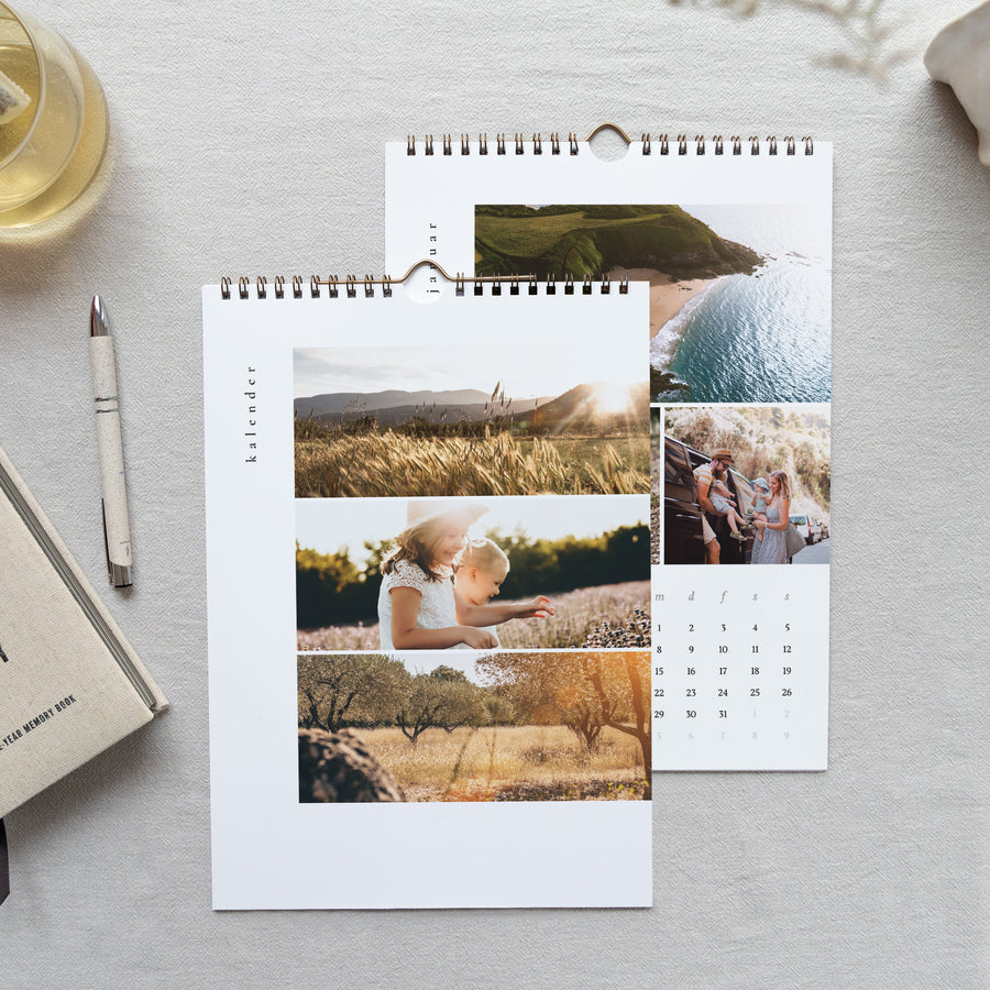 Kalender Weihnachten Wandbild A4 Neujahr, Fotos vom Glück foto