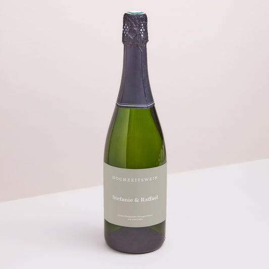 Flaschenetikett Hochzeit Landschaft Deine Pastellfarbe foto