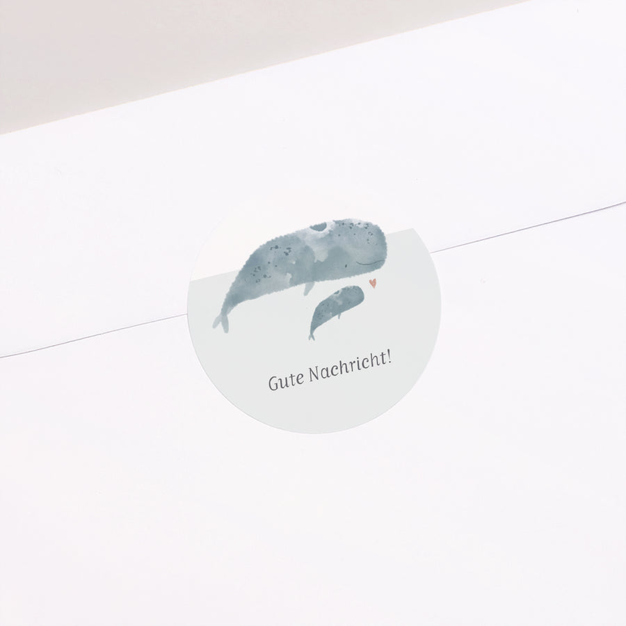 Sticker Geburt Rund Tanz des Meeres foto